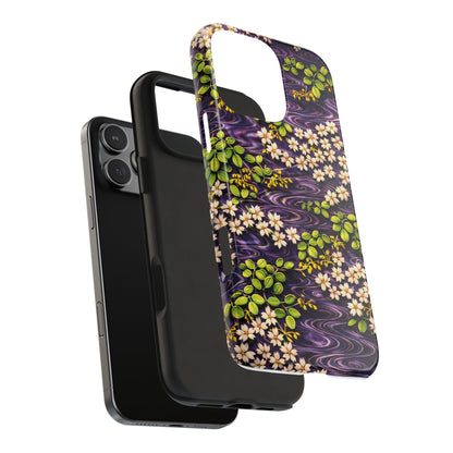 Sakura River Phone Case – Japanese Chiyogami Inspired Design