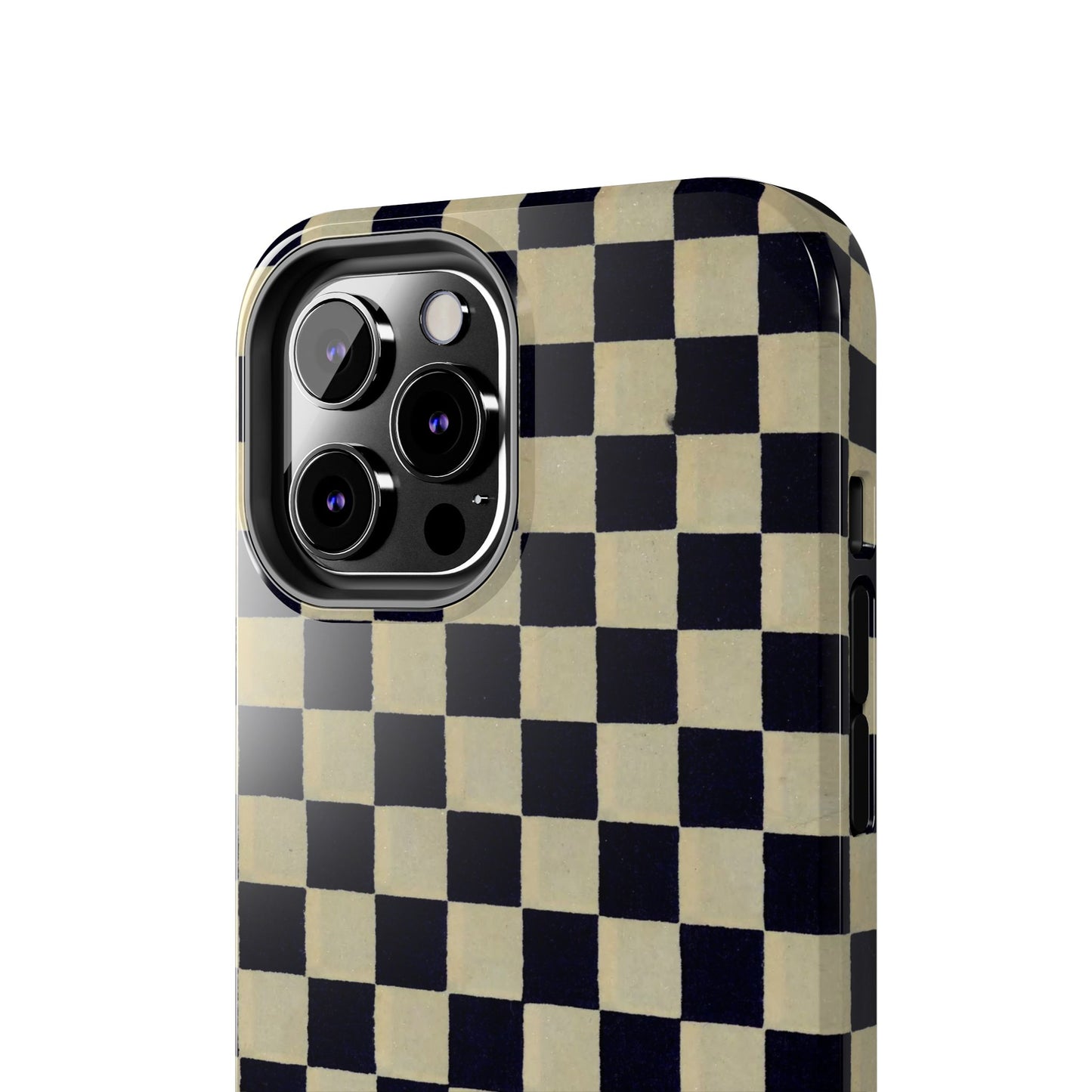Ichimatsu Check Phone Case | Japanese Chiyogami Art | Taisho Modern Design 1926