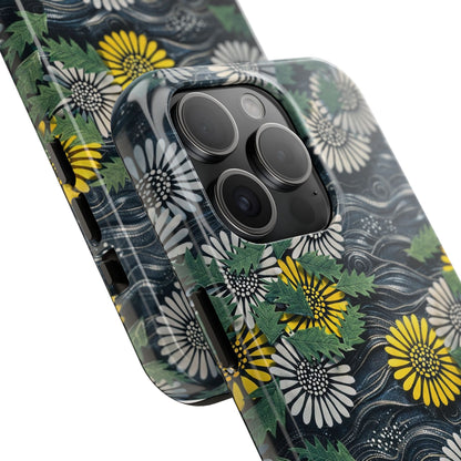 Japanese Dandelion Moonlight Tough Phone Case | Kamisaka Sekka 1901 | Meiji Era Art