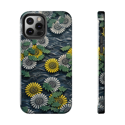 Japanese Dandelion Moonlight Tough Phone Case | Kamisaka Sekka 1901 | Meiji Era Art