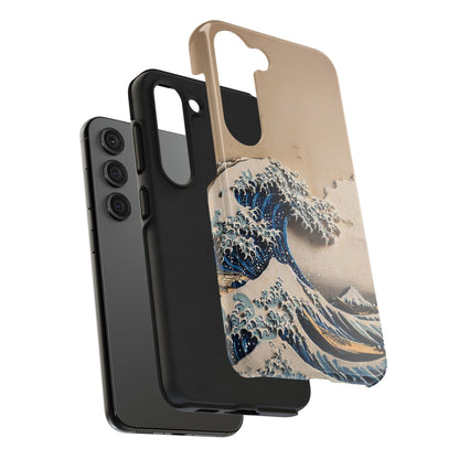 Japanese Great Wave Phone Case | Hokusai Katsushika 3D Art | Edo Era Masterpiece | Fuji Mountain