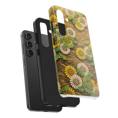Japanese Dandelion Morning Glow Tough Phone Case | Kamisaka Sekka 1901 | Meiji Era Art