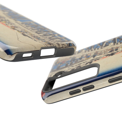 浮世絵ブリッジ・ミニマルスマホケース Ukiyo-e Bridge Minimalist Phone Case
