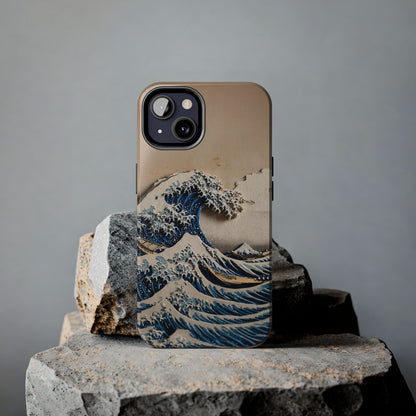Japanese Great Wave Phone Case | Hokusai Katsushika 3D Art | Edo Era Masterpiece | Fuji Mountain