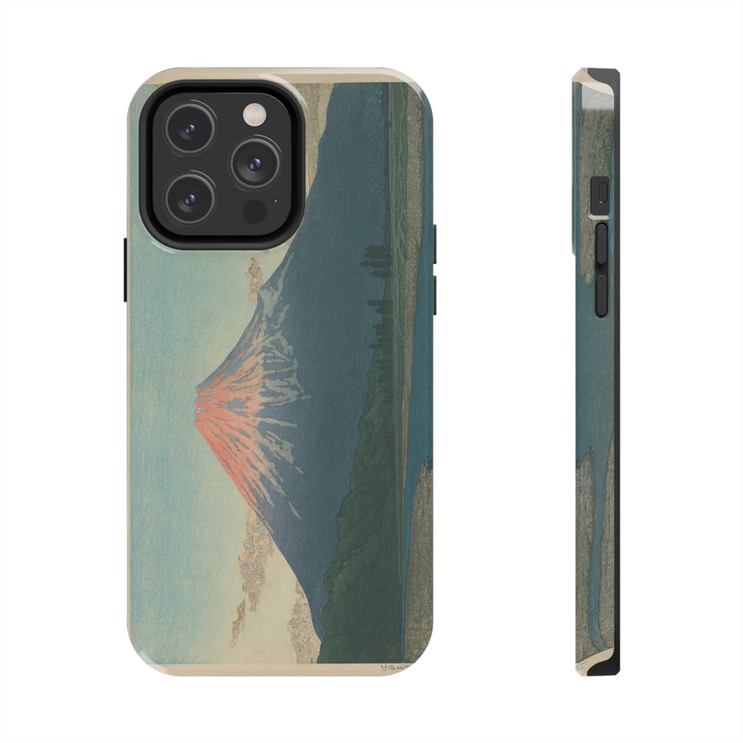 Red Fuji Japanese Ukiyo-e Phone Case - Hokusai Mount Fuji Art Cover