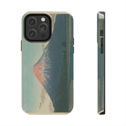 Red Fuji Japanese Ukiyo-e Phone Case - Hokusai Mount Fuji Art Cover