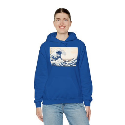 Great Wave off Kanagawa Hoodie - Hokusai Japanese Ukiyo-e Unisex Sweatshirt