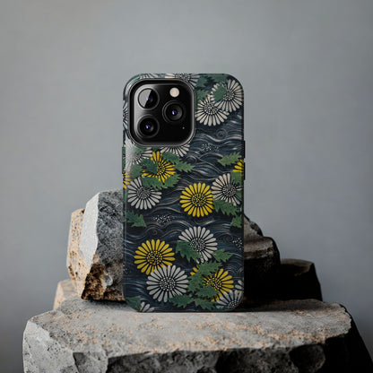 Japanese Dandelion Moonlight Tough Phone Case | Kamisaka Sekka 1901 | Meiji Era Art
