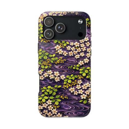 Sakura River Phone Case – Japanese Chiyogami Inspired Design