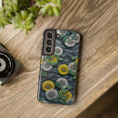 Japanese Dandelion Moonlight Tough Phone Case | Kamisaka Sekka 1901 | Meiji Era Art