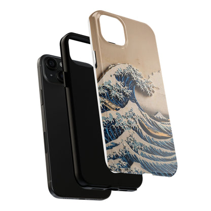 Japanese Great Wave Phone Case | Hokusai Katsushika 3D Art | Edo Era Masterpiece | Fuji Mountain
