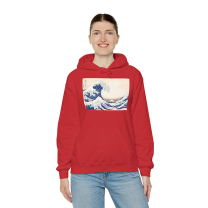 Great Wave off Kanagawa Hoodie - Hokusai Japanese Ukiyo-e Unisex Sweatshirt