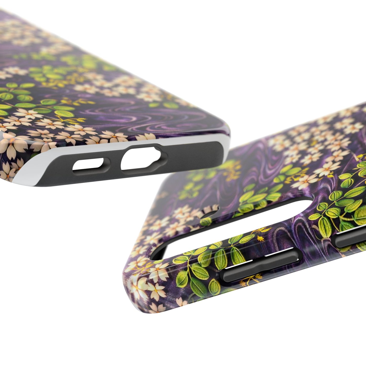 Sakura River Phone Case – Japanese Chiyogami Inspired Design