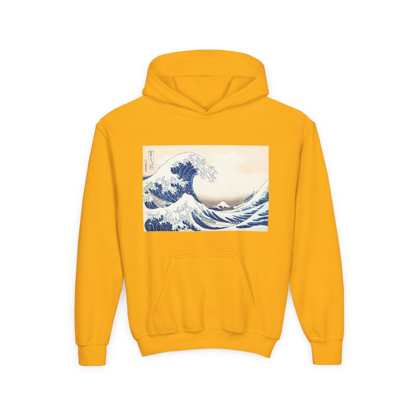 Great Wave off Kanagawa Kids Hoodie - Hokusai Japanese Art Youth Sweatshirt