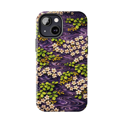 Sakura River Phone Case – Japanese Chiyogami Inspired Design
