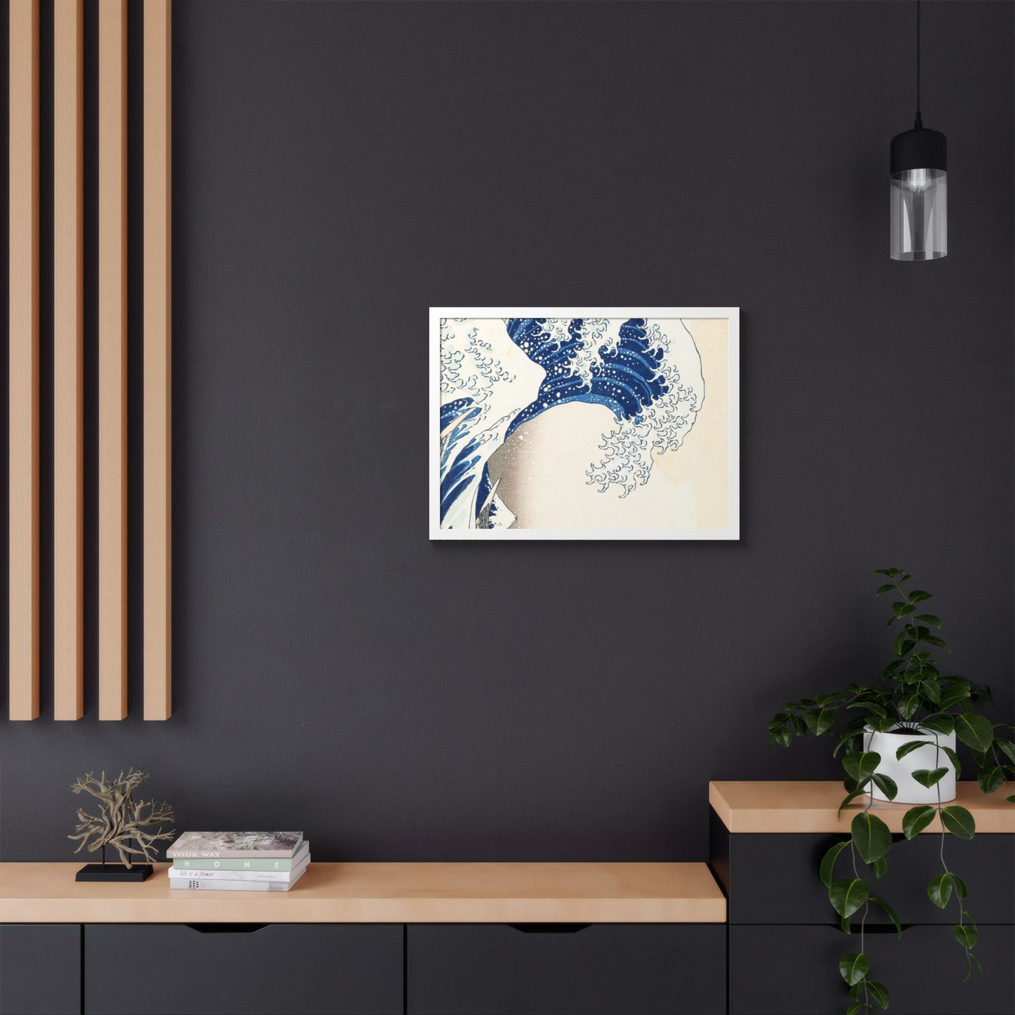 Great Wave off Kanagawa Framed Poster - Hokusai Japanese Ukiyo-e Wall Art