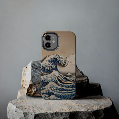 Japanese Great Wave Phone Case | Hokusai Katsushika 3D Art | Edo Era Masterpiece | Fuji Mountain