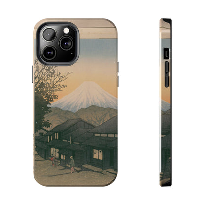 Kawase Hasui "Yuicho Village & Mount Fuji" Phone Case | 1935 Japanese Woodblock Art | Shin-Hanga