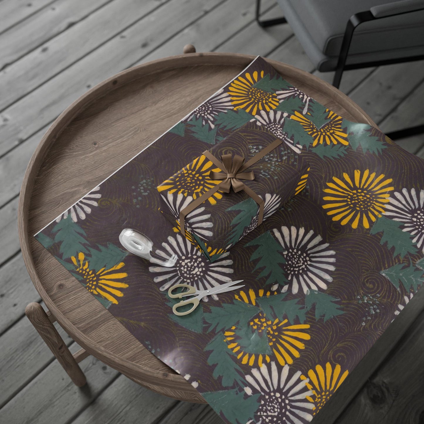 Meiji Kasakasa Stories | Japanese Dandelion Wrapping Paper | Kamisaka Sekka Zuanbyakushu 1901