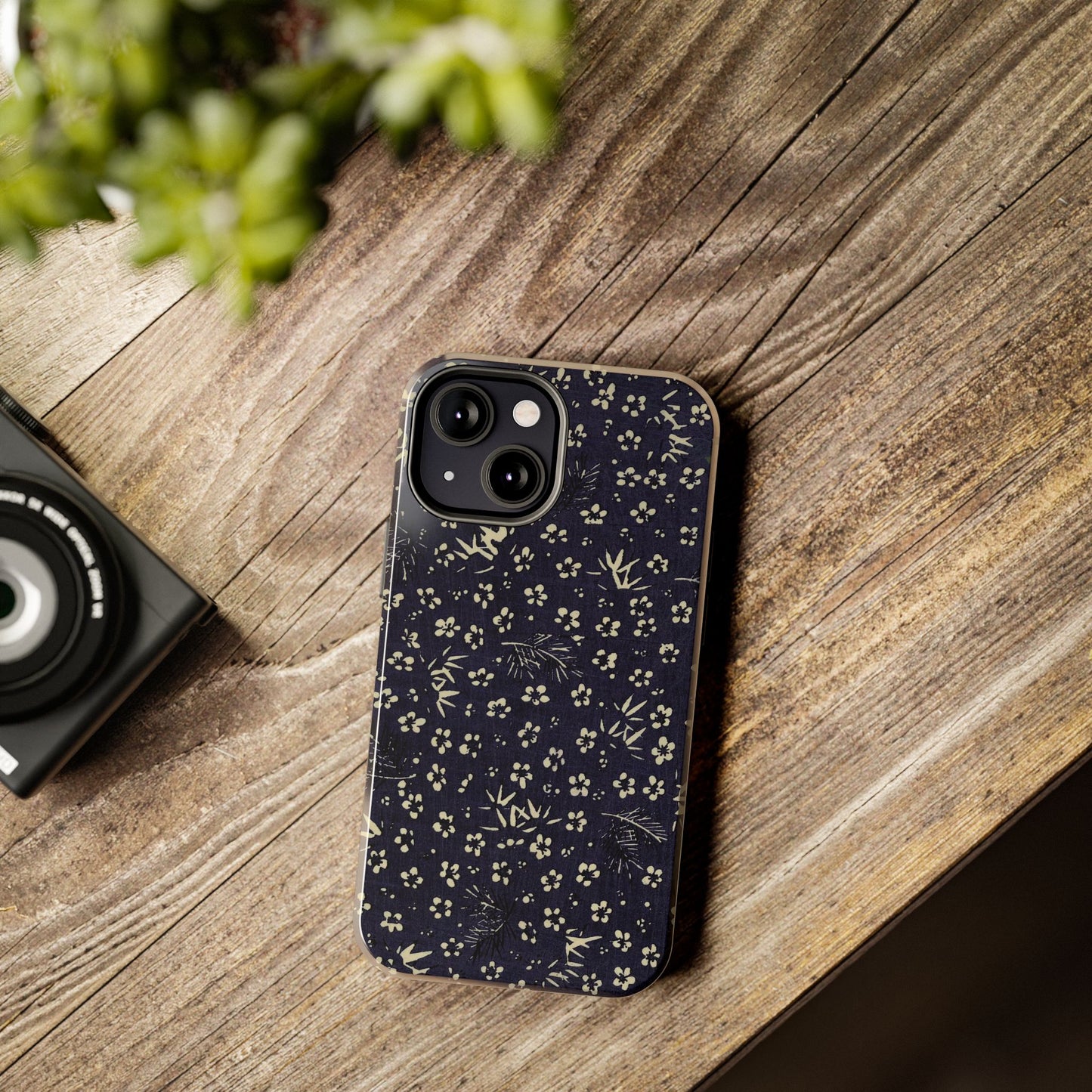 Taisho Era Shochikubai Phone Case | 1926 Pine, Bamboo & Plum | Japanese Chiyogami Art