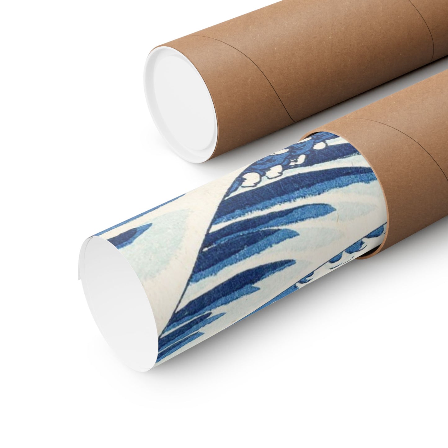 Hokusai Wave Matte Poster — The Great Wave Off Kanagawa Horizontal Print