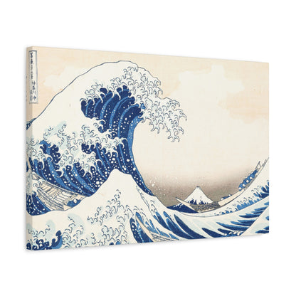 Great Wave off Kanagawa Canvas Print - Hokusai Japanese Ukiyo-e Wall Art