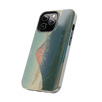 Red Fuji Japanese Ukiyo-e Phone Case - Hokusai Mount Fuji Art Cover