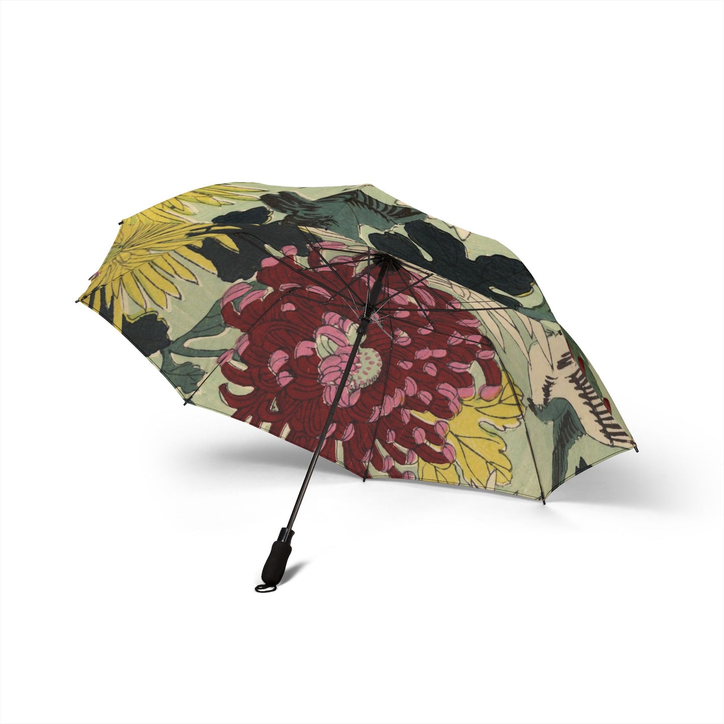 Taisho Kasakasa Stories – Taisho Era Chrysanthemum Umbrella (Vintage Japanese Floral Pattern)