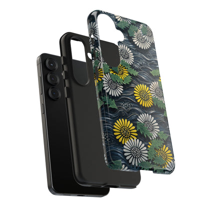 Japanese Dandelion Moonlight Tough Phone Case | Kamisaka Sekka 1901 | Meiji Era Art