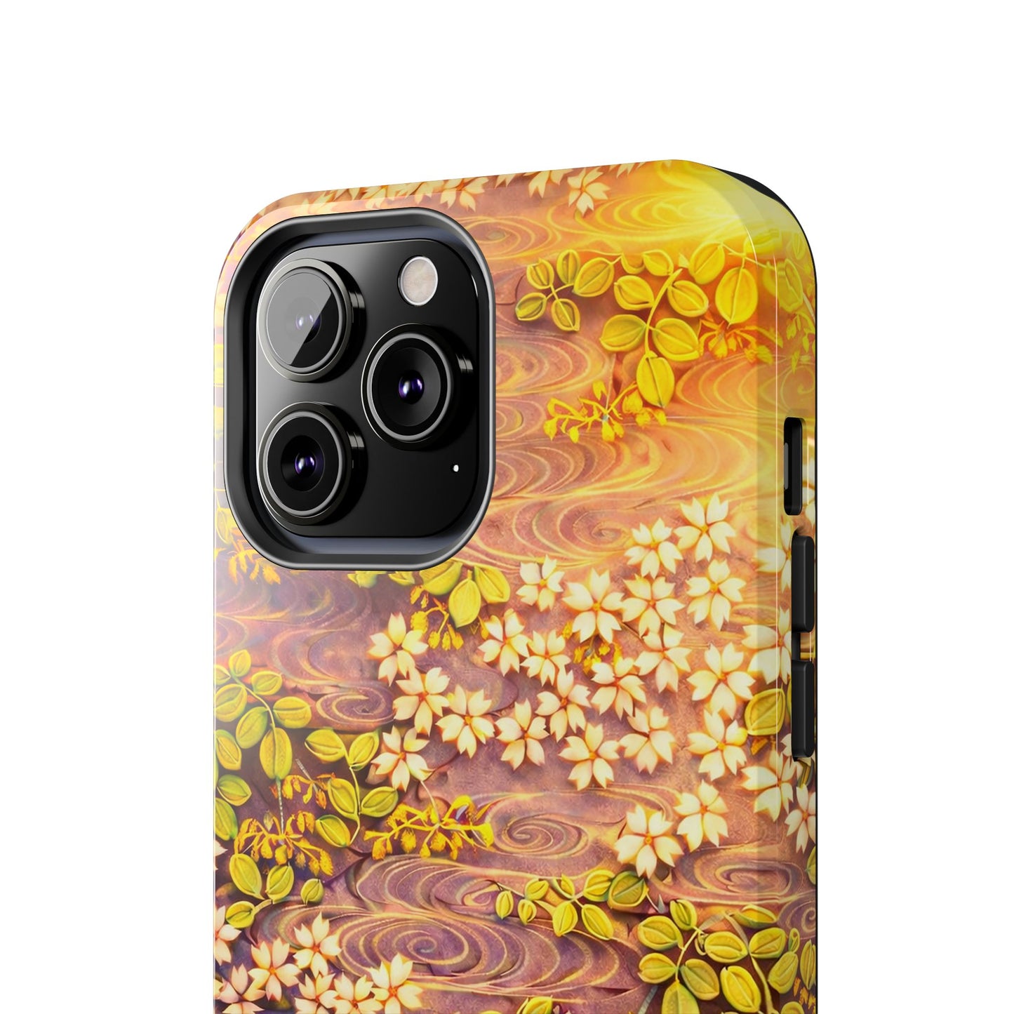 Sakura River Morning Light Phone Case – Japanese Chiyogami Inspired