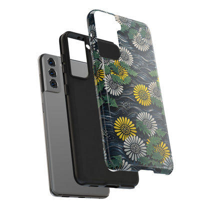 Japanese Dandelion Moonlight Tough Phone Case | Kamisaka Sekka 1901 | Meiji Era Art