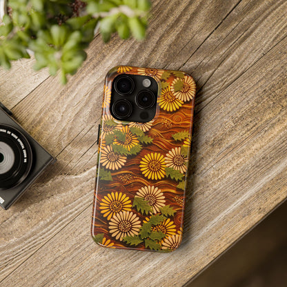 Japanese Dandelion Sunset Glow Tough Phone Case | Kamisaka Sekka 1901 | Meiji Era Art