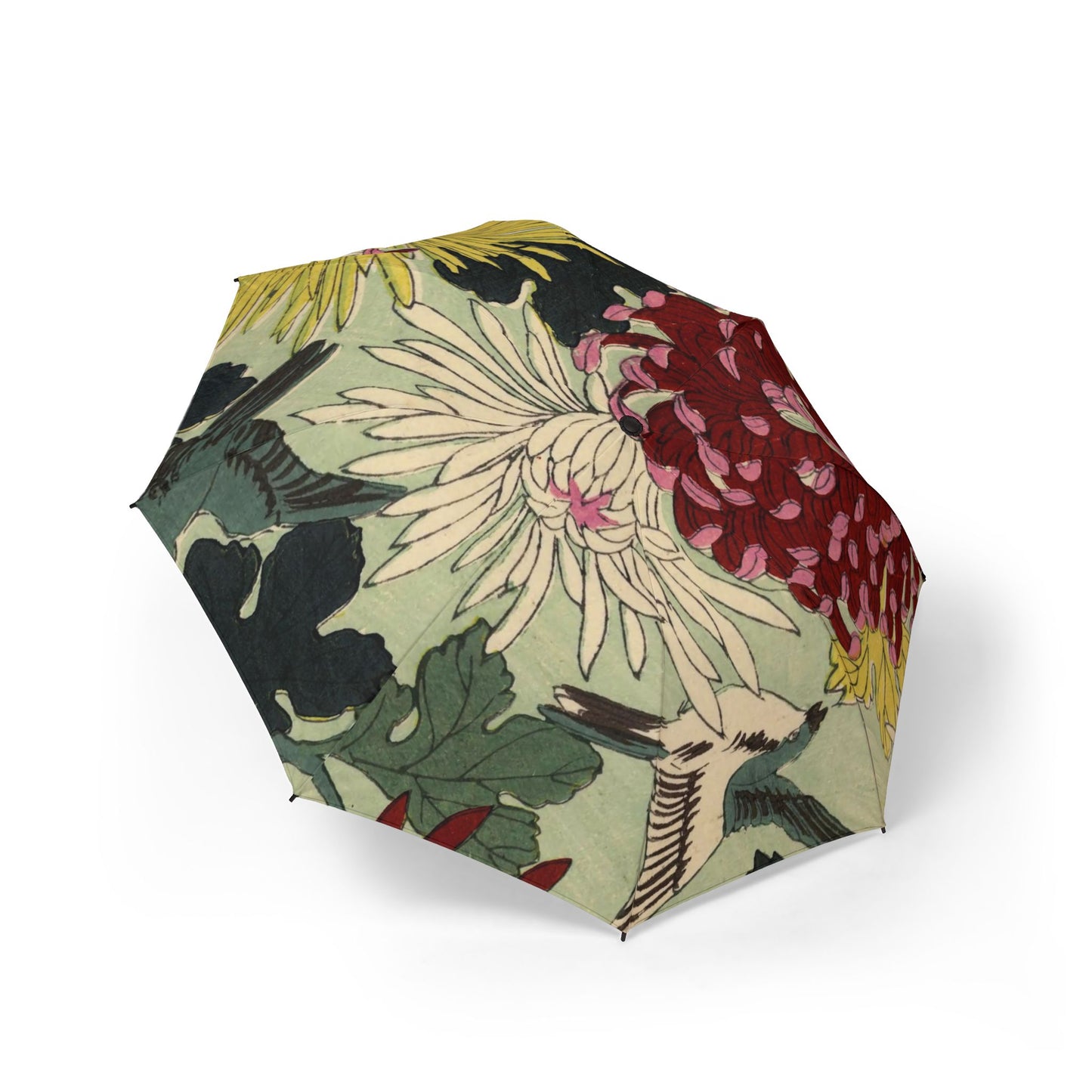 Taisho Kasakasa Stories – Taisho Era Chrysanthemum Umbrella (Vintage Japanese Floral Pattern)
