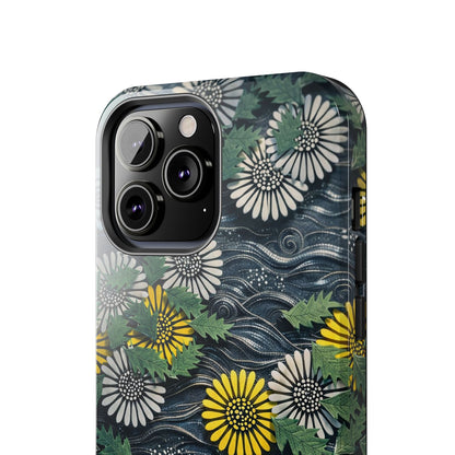 Japanese Dandelion Moonlight Tough Phone Case | Kamisaka Sekka 1901 | Meiji Era Art