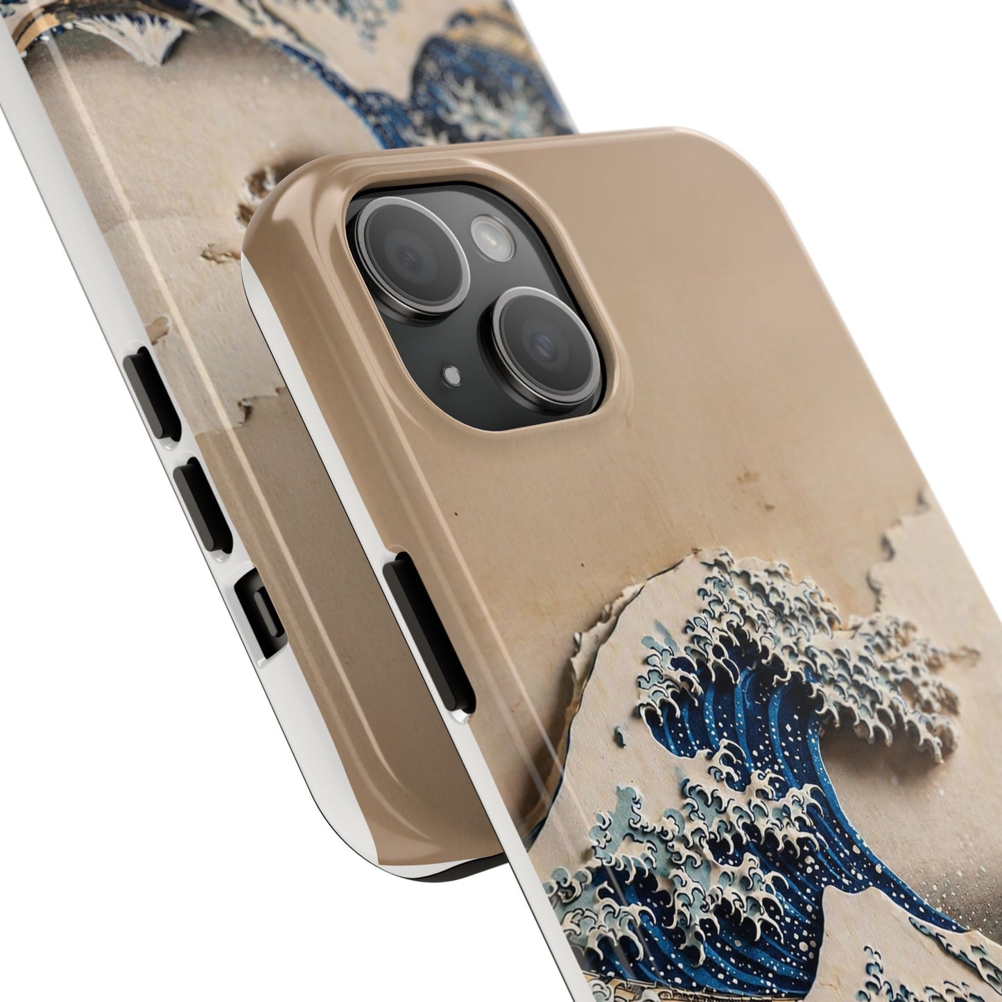 Japanese Great Wave Phone Case | Hokusai Katsushika 3D Art | Edo Era Masterpiece | Fuji Mountain