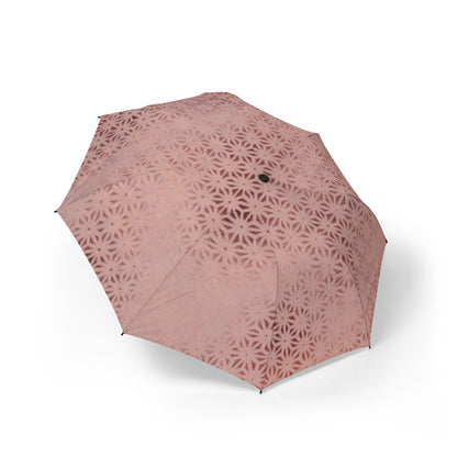 Taisho Kasakasa Stories - Pink Vintage Japanese Chiyogami Pattern Umbrella 1926