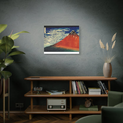 Red Fuji Canvas Print - Hokusai Fine Wind Clear Morning Japanese Ukiyo-e Wall Art