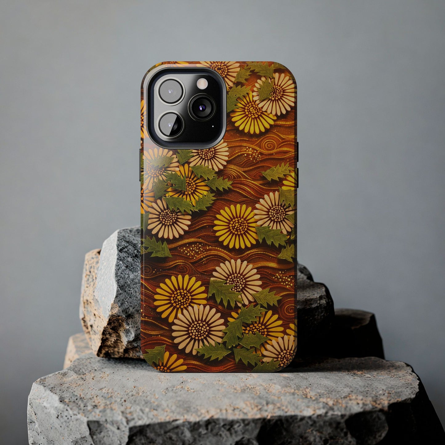 Japanese Dandelion Sunset Glow Tough Phone Case | Kamisaka Sekka 1901 | Meiji Era Art