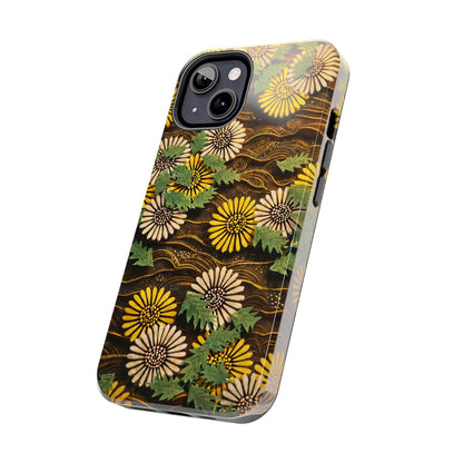 Japanese Dandelion Tough Phone Case | Kamisaka Sekka Zuanbyakushu 1901 | Meiji Era Art