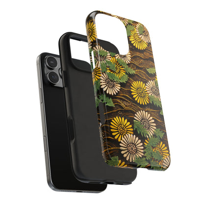 Japanese Dandelion Tough Phone Case | Kamisaka Sekka Zuanbyakushu 1901 | Meiji Era Art