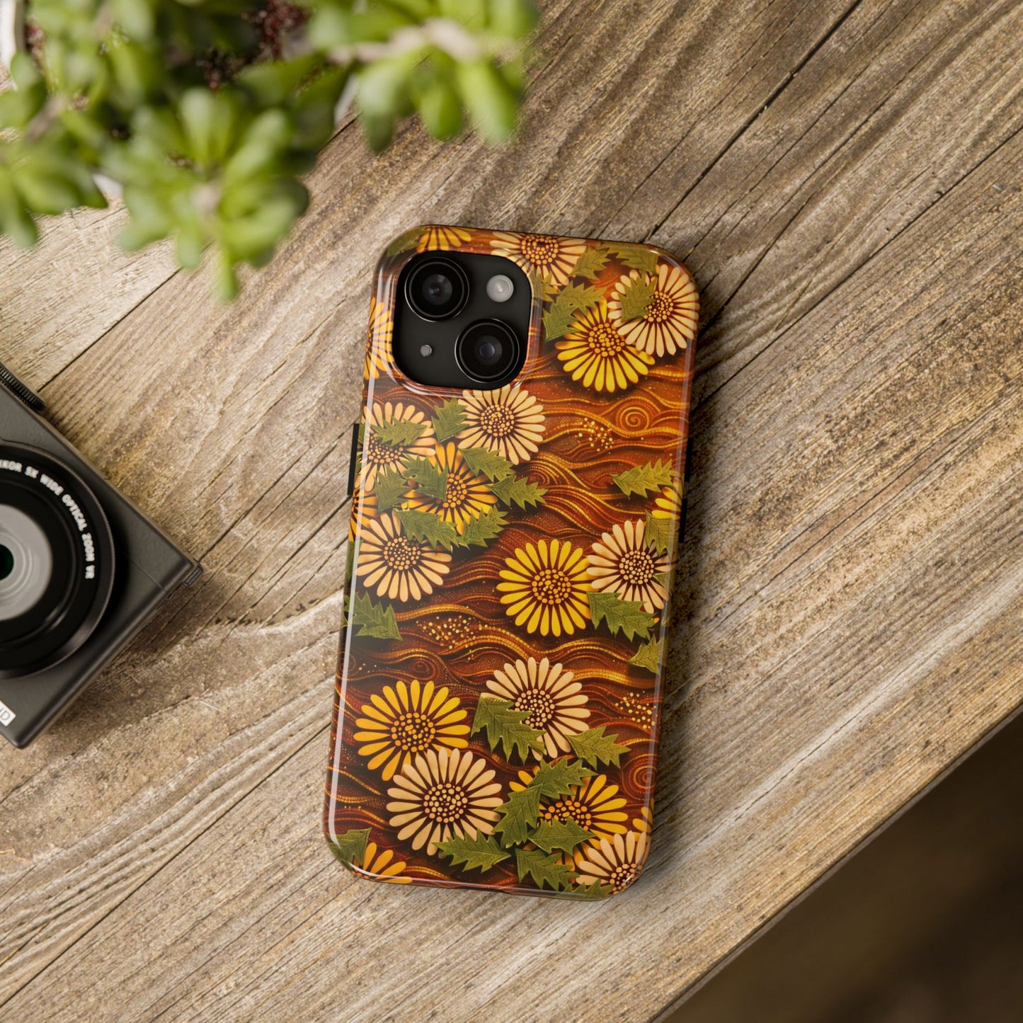 Japanese Dandelion Sunset Glow Tough Phone Case | Kamisaka Sekka 1901 | Meiji Era Art