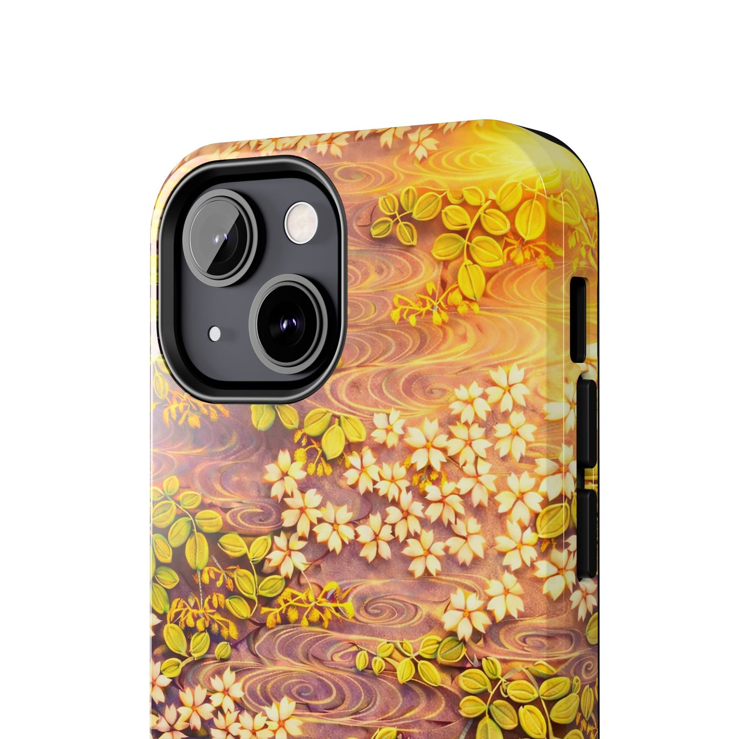 Sakura River Morning Light Phone Case – Japanese Chiyogami Inspired