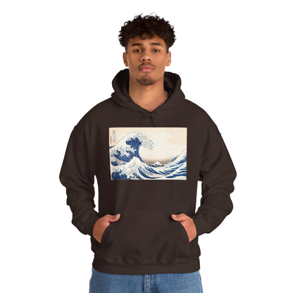 Great Wave off Kanagawa Hoodie - Hokusai Japanese Ukiyo-e Unisex Sweatshirt