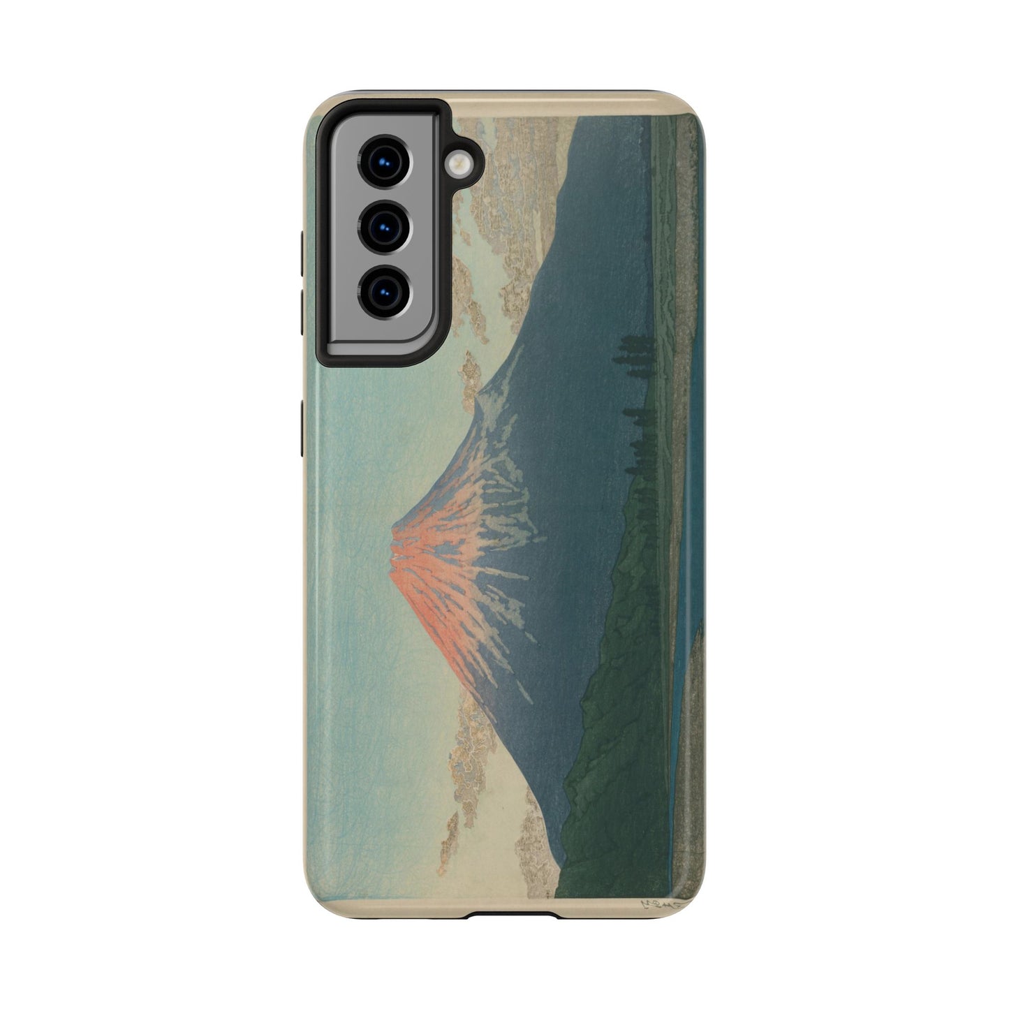 Red Fuji Japanese Ukiyo-e Phone Case - Hokusai Mount Fuji Art Cover