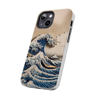 Japanese Great Wave Phone Case | Hokusai Katsushika 3D Art | Edo Era Masterpiece | Fuji Mountain
