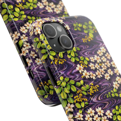 Sakura River Phone Case – Japanese Chiyogami Inspired Design