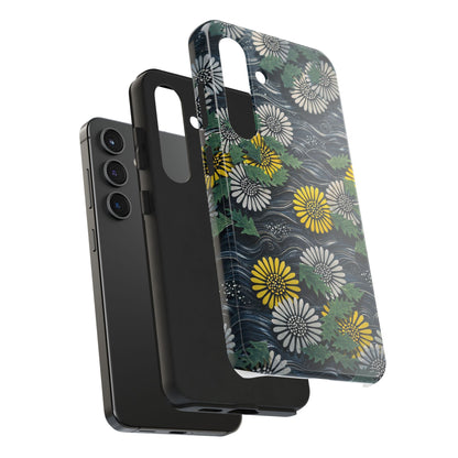 Japanese Dandelion Moonlight Tough Phone Case | Kamisaka Sekka 1901 | Meiji Era Art