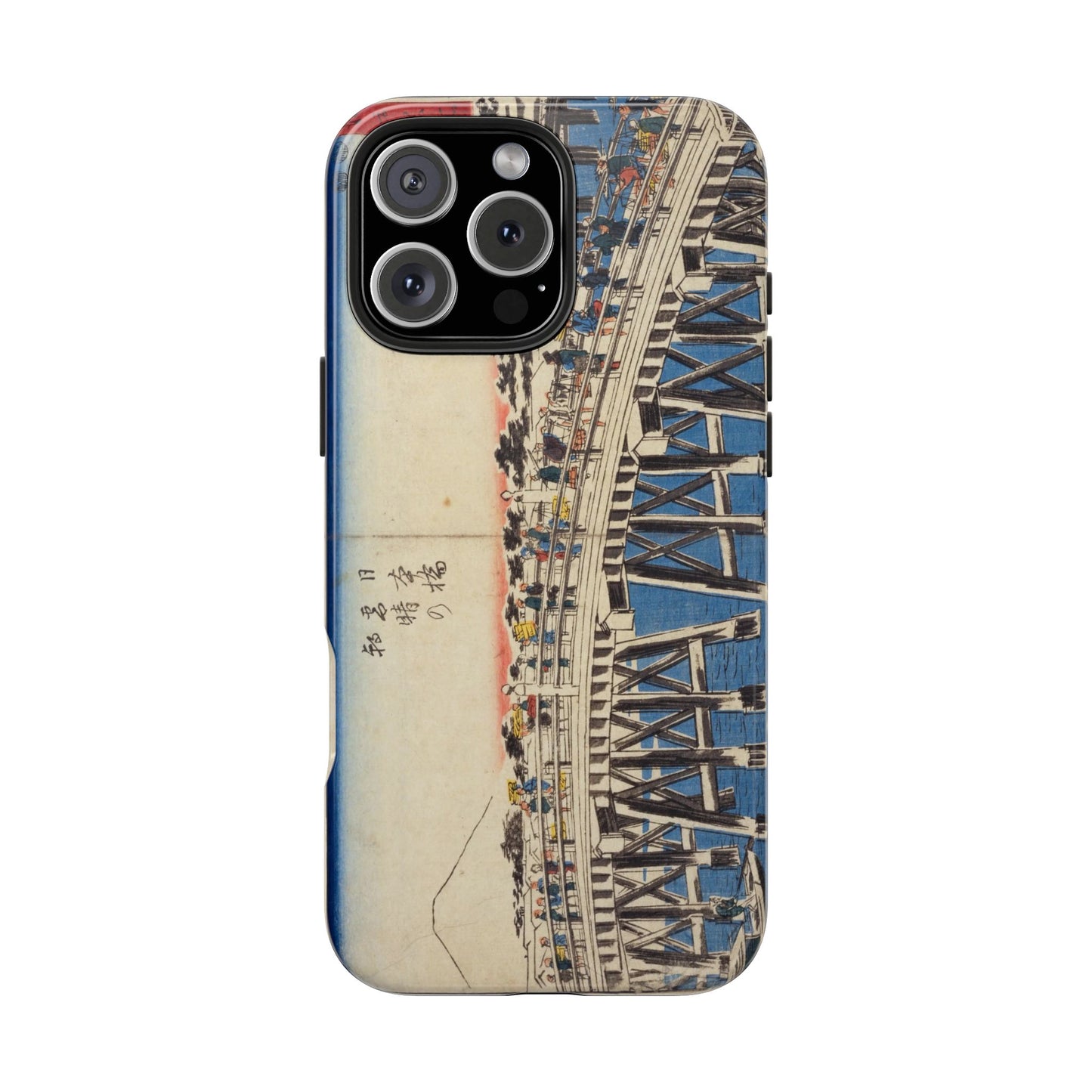 浮世絵ブリッジ・ミニマルスマホケース Ukiyo-e Bridge Minimalist Phone Case