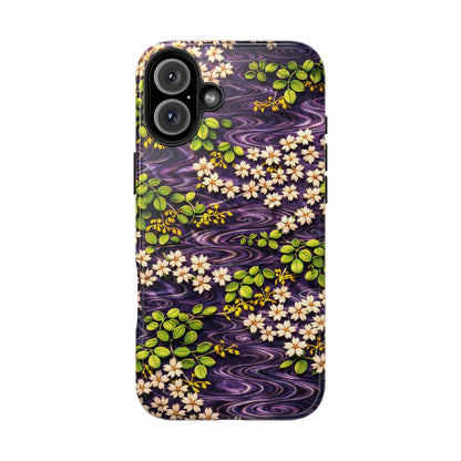 Sakura River Phone Case – Japanese Chiyogami Inspired Design