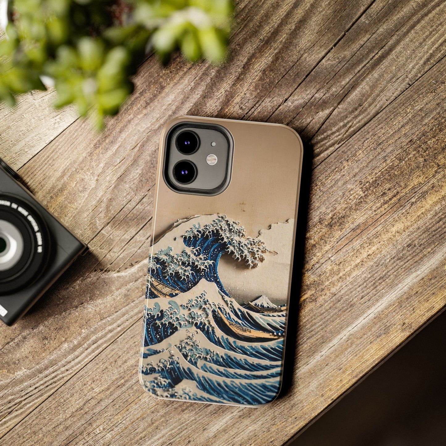Japanese Great Wave Phone Case | Hokusai Katsushika 3D Art | Edo Era Masterpiece | Fuji Mountain